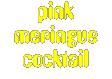 pink meringue cocktail